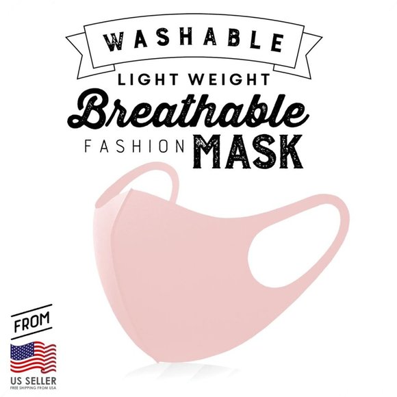 5 Pack Set - Face Mask: Reusable, Smooth, Breathable, & Protective BUY 1 GET 1 - Picture 1 of 4